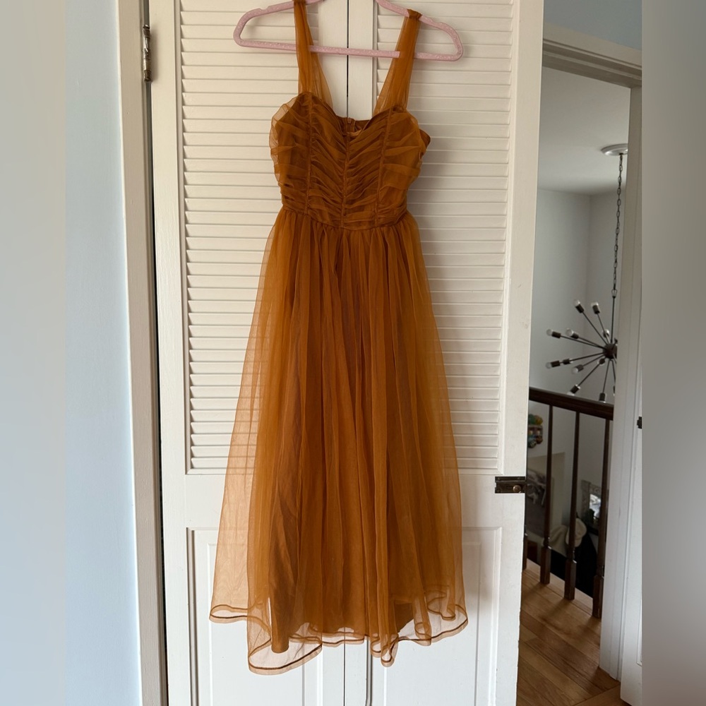 H&M Golden Satin Fabric